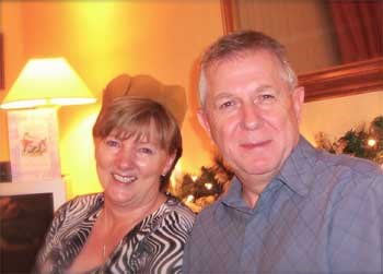 Charmian and Brian hosting Christmas for the masses! 2005