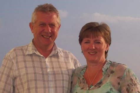 Brian & Charmian in June 2006 - a few days before Chemo started
