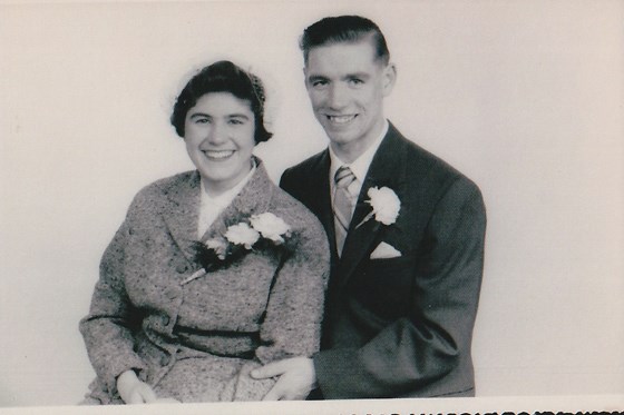 Willie and May on their wedding day 