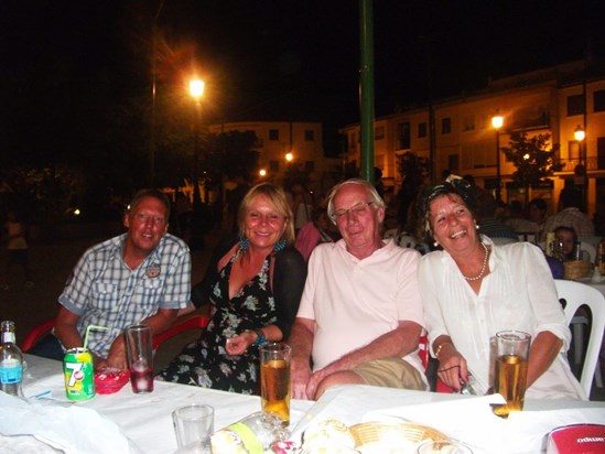 Happy memories when we were all together in Spain ❤️ Miss you. Linda and David xx