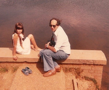With Dad c 1979 Richmond Park