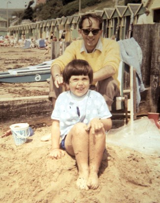 Beach with Sue c. 1968