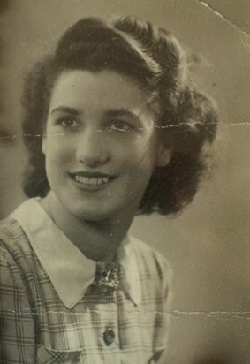 The young Margaret Yvonne Townsend