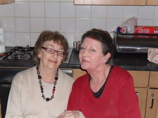 My beautiful Mum and her sister, beautiful picture, of a beautiful woman!