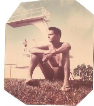 Dad Lou at beach