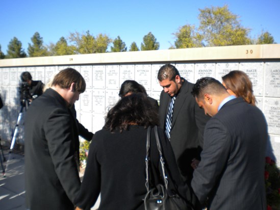 A loving family prayer to dad.