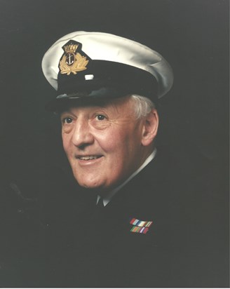 Tony in his Merchant Navy uniform