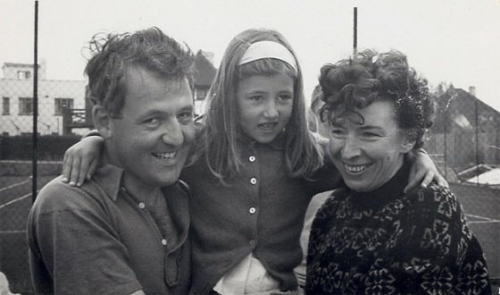 Tony with Jane and his first wife Kay