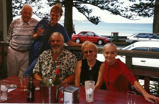 Tony with Terry, Hugh Keays-Byrne (his cousins) in Australia