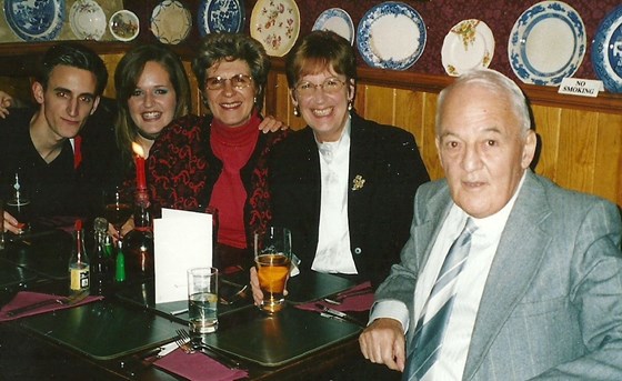 Tony with Terry, Pat, Krissie and Ivan