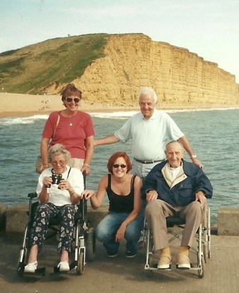 Tony with Terry, Louise, Krissie and George