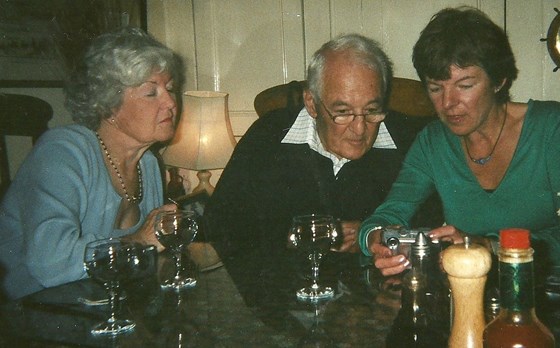 Tony with Gill and Heather on his 80th birthday