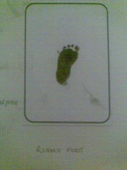David's footprint