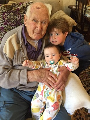 Great Grandad with his lovely boys