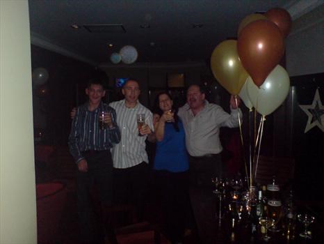 Derek, Rab, Glynis & Alex New years eve 2007
