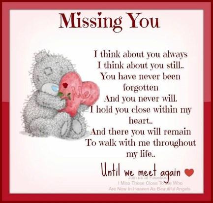 Miss you