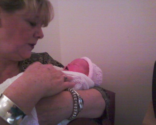 Madeleine with her proud Granma
