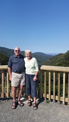 Mum and Dad (Dave and Joan) On the Remutaka Hill, New Zealand 07/02/2015