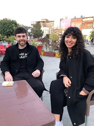 Their first time in Islamabad as a married couple 