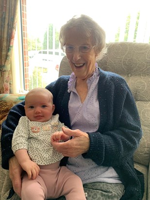 Gran with her great granddaughter Lucia 