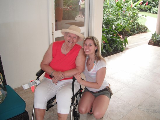 Lindsay and Grandma in St Lucia