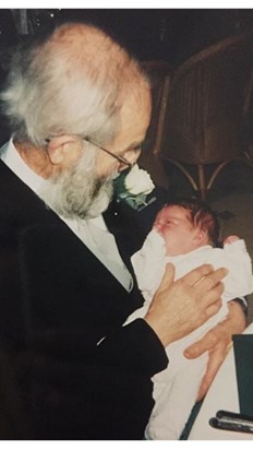 With Granddaughter Hannah - January 1999