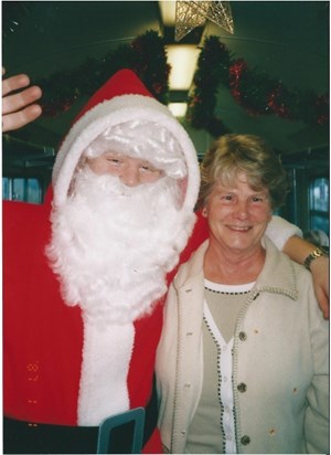 Father Christmas on the Santa Special with Gran