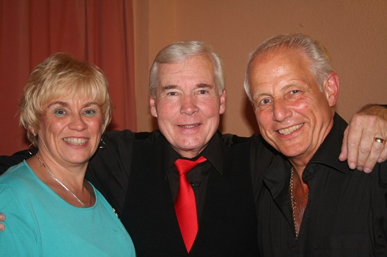 Ricky with Jukebox Legends during a show in 2009