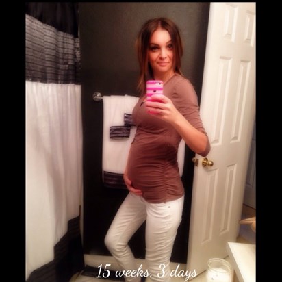 15 Weeks and 3 Days pregnant!