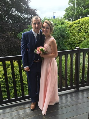 Sophie and Chrissy at Jamies wedding 2016