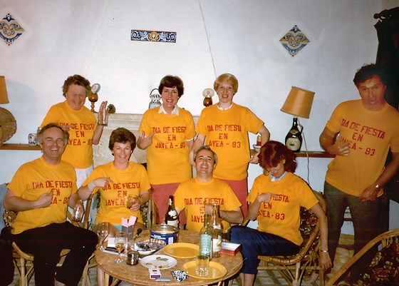 Tshirts in Javea 1983