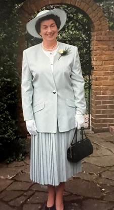 Margaret at her Nephew's David wedding