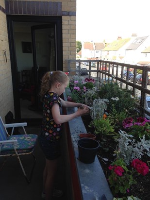 I remember planting Liv's garden with pretty flowers.x
