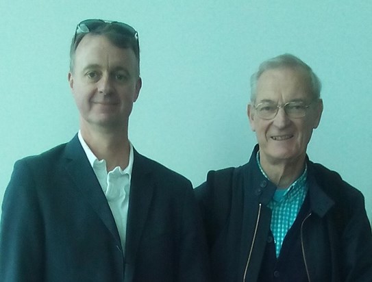 Bill & Simon in Canberra July 2016.