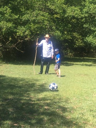 Leo and Dad x