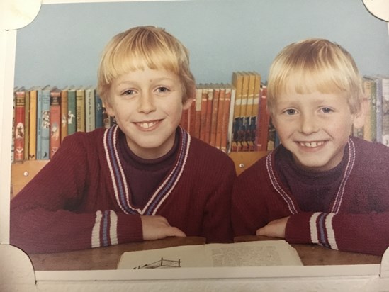 Alan & David - school photo