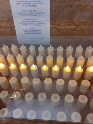 We light a candle for you in benidorm mom.xx