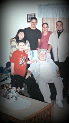 Granny & All The Grandchildren. Best Picture Ever! LOVE YOU & MISS YOU!!!