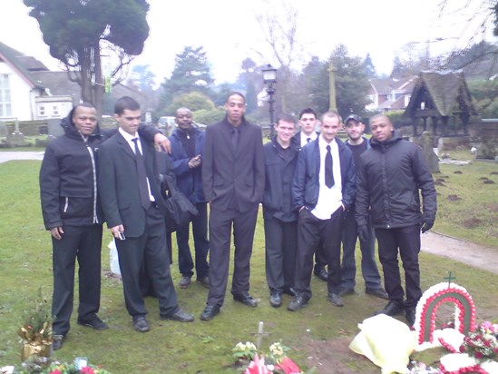 nikkis funeral jan8th 2009 trevor david stretch lee lloyd beau james n marcus