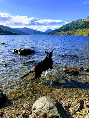 This is what I hope you’re doing. Loch Lomond my boy ??
