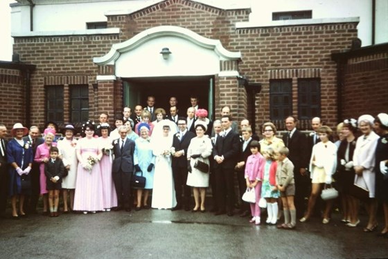 Judith and Fred's wedding