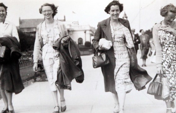 Girls trip to Skegness 1953