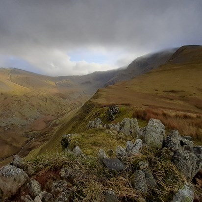 Thinking of Susan whilst high up in Snowdonia