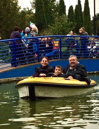 One of many fun days we shared, here we are at Legoland I think Susan enjoyed the rides as much as the children 