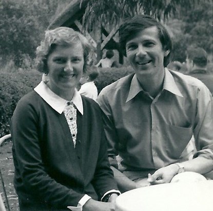 Mum and dad black and white cropped