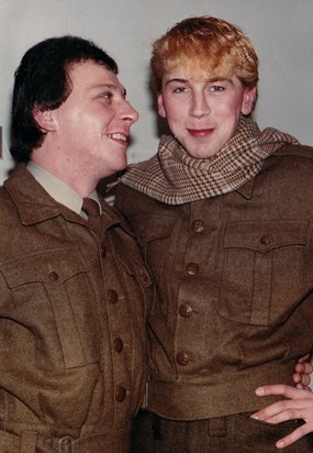 28th February 1982 Paul and Dave