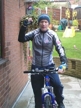 August 2007, back on your bike after chemotherapy