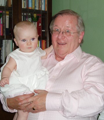 Jerry with Nancy (Granddaughter #1)