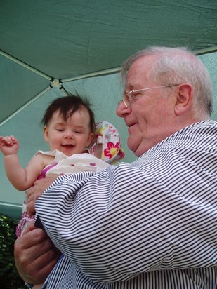 Jerry with Martha (Granddaughter #2)