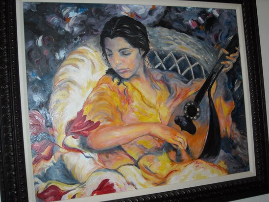 Monas Lute Painting